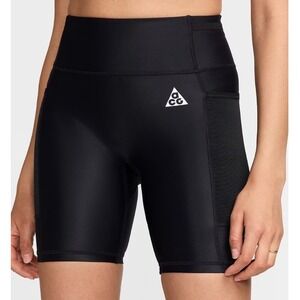 NWT Nike ACG Mid Rise Black Biker Shorts - Size XXL